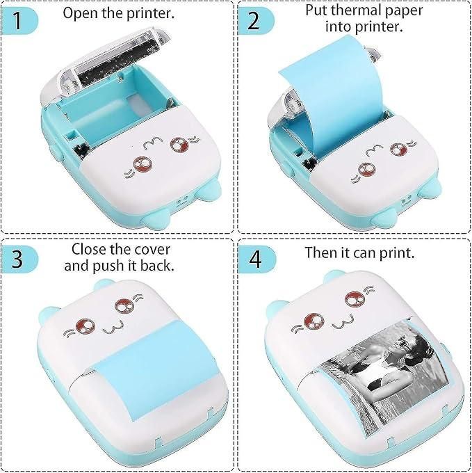 Mini Pocket Printer – Print Anytime Anywhere | No Ink Needed